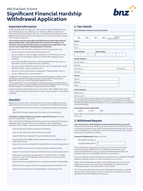 kiwisaver financial hardship withdrawal.